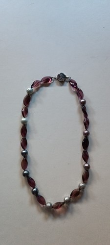 Collana con perle elementi - collana,