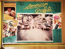 american graffiti fotobusta originale dreyfuss lucas howard williams smith