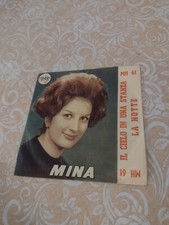 MINA VORREI IL CIELO IN UNA STANZA RARO 45 GIRI ITALDISC 1960 BUONO