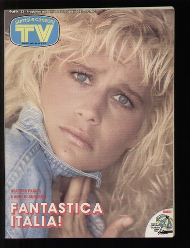 Sorrisi 1987 heather parisi - heather,