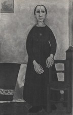 Domenico Cantatore - Portrait de sa mère - Héliogravure