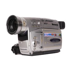 Panasonic NV-VZ17 VHS-C PAL Videocamera - Argento - PERFETTAMENTE FUNZIONANTE