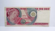 100.000 LIRE PRIMAVERA DI  BOTTICELLI 20-06-1978. BANCONOTA ORIGINALE.