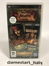 PIRATI DEI CARAIBI LA MALEDIZIONE DEL FORZIERE FANTASMA GIOCO + FILM NUOVO PSP 
