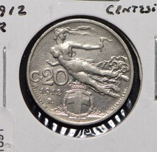 Italy 1912 20 Centesimi