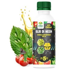Olio di Neem Concentrato Corroborante Vegetale Difese Naturali per Piante 500 ml