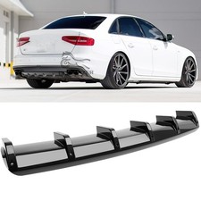 Per Audi A4 A5 A6 A7 Kit Corpo Diffusore Paraurti Posteriore Spoiler Pinne Squalo