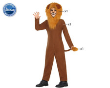 Costume leone bambino vestito