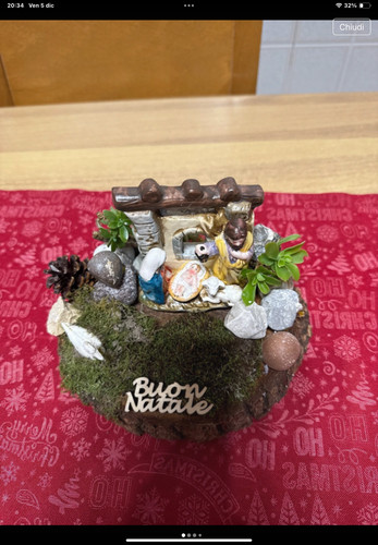 Presepe artigianale fatto - , a