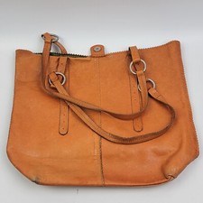 Shopping Bag in Pelle Borsa a spalla in Pelle Vintage Marca COCCINELLE Italy