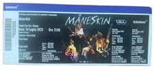 Biglietto Maneskin prato gold San Siro Milano 24 luglio 2023