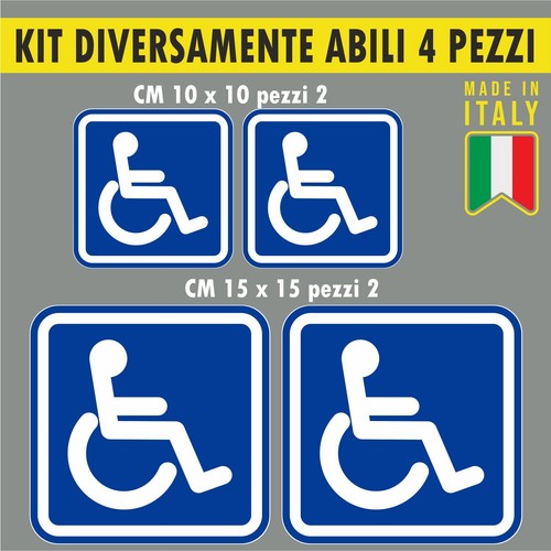 Kit adesivi invalidi - kit,