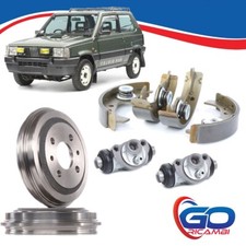 KIT FRENI POSTERIORI FIAT PANDA 141 4X4 KIT GANASCE TAMBURI CILINDRETTI