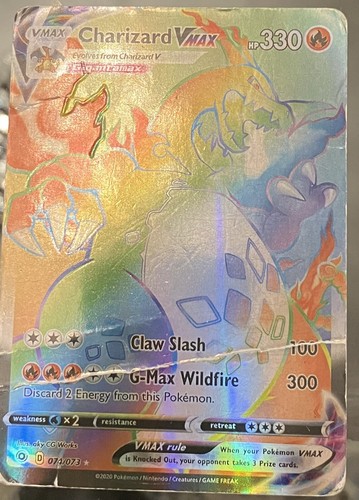 Pokemon charizard vmax - charizard, rainbow