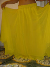 GONNA SKIRT  DANZA DEL VENTRE BELLY DANCE giallo limone