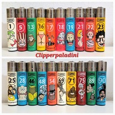 Accendini Clipper, Lighters, Mecheros, Feuerzeuge, Briquets, Smorfia, Edizione 1
