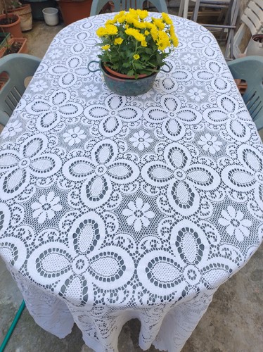Tovaglia vintage pizzo - vintage, cm