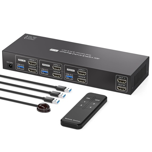 Switch kvm monitor hdmi - pc, 2