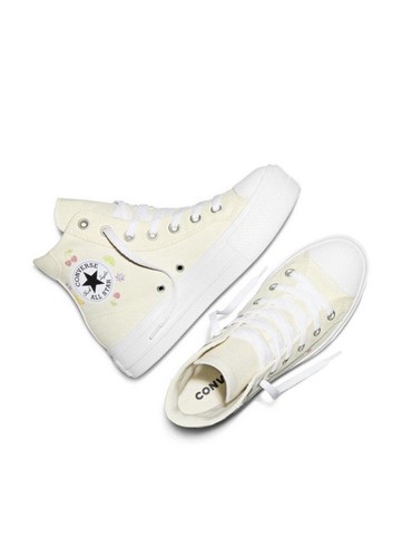 Sneakers alte con plateau per