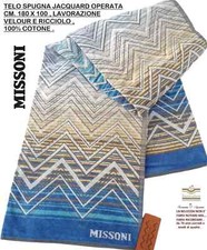 MISSONI telo spugna operata