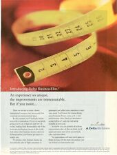 DELTA AIRLINES AIR LINES 1 pagina Pubblicità 1999 business elite