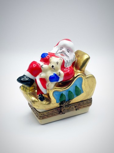 Babbo natale slitta limoges - natale,
