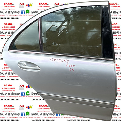 Portiera posteriore destra - portiera,