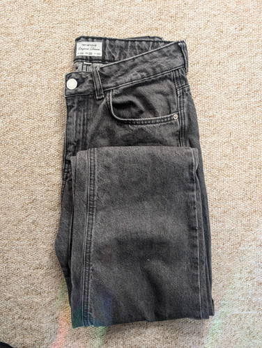 Jeans nero lavati