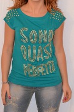 T SHIRT MAGLIETTA VERDE