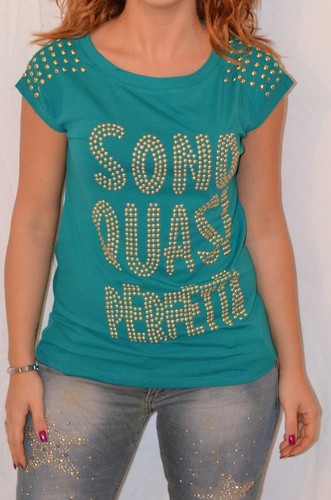 Shirt maglietta verde - shirt,