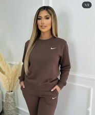 Tuta nike donna Marroni