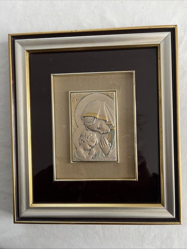Quadro con madonna argento - madonna,