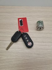 KIT Cilindro Serratura Fiat Panda Cross + Telecomando + 2° Chiave + Batteria