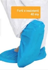 100 COPRISCARPE CALZARI BLU MONOUSO USA E GETTA SPOGLIATOIO ANTIPIOGGIA IGIENE