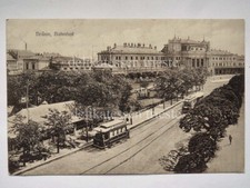 BRUNN Bahnhof tram tramway Austria AK old postcard