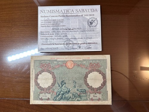 Banconota africa orientale - banconota,
