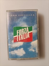 Rarissima musicassetta SILVIO BERLUSCONI inno ufficiale FORZA ITALIA 1994