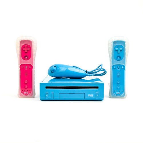 Nintendo wii azzurra console - wii,