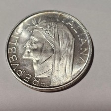 500 LIRE IN ARGENTO DANTE