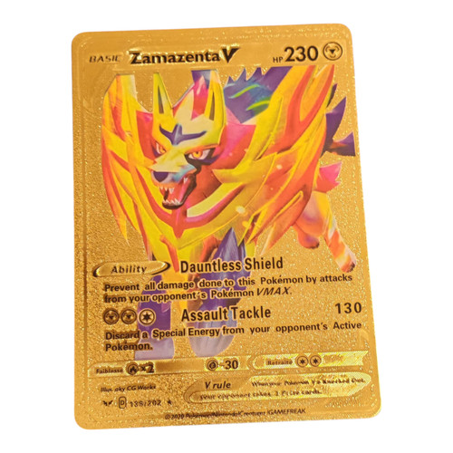 Zamazenta 139 282 gold foil - zamazenta,