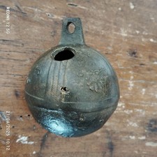 Bubbolo sonaglio in bronzo di grandi dimensioni fine'800