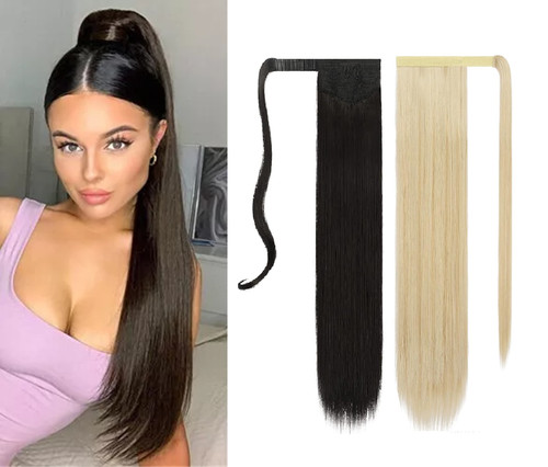 Capelli umani sintetici coda - capelli,