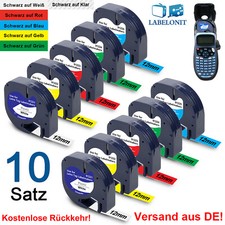 16951 91220 91221 bianco 12 mm nastro per Dymo Letra Tag Band LT-100T 100H XM