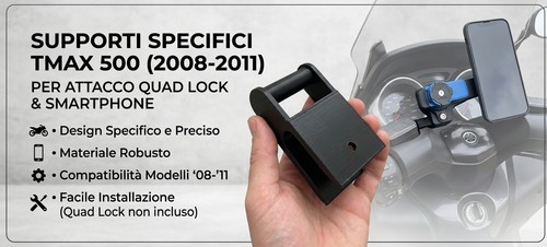 Supporto smartphone tmax 500 - smartphone,