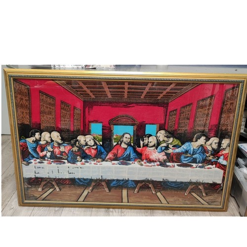 Quadro ultima cena ricamo - ricamo, su
