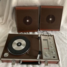 Giradischi/Radio portatile vintage Sanyo G-2312 funzionante