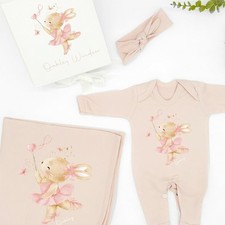 Set Regalo Abbigliamento Ballerina Rosa Personalizzata