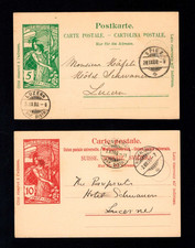 Svizzera 1900 -UPU 5 Rp. e 10