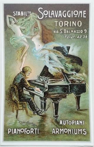 Cartolina pubblicitaria - cartolina,