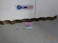 226 VETROFONIA ADESIVO PARASOLE PARABREZZA “RACING TEAM” AUTO EPOCA 130X8cm NERO